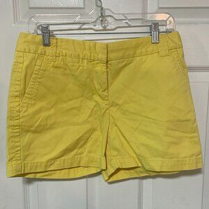 J. Crew Classic Fit City Fit Twill Chino Short in Yellow/Dandelion - 4